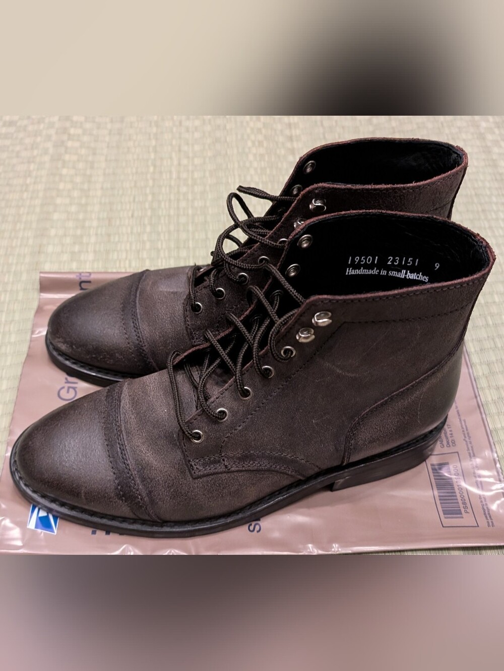 Thursday Captain Lace Up Boots in Canyon Brown Men's Size 10 Made in Mexico - Picture 2 of 8